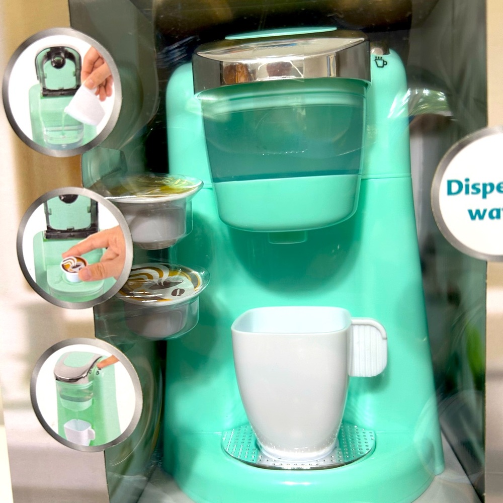 Gourmet Children's or Kids' Play Kitchen Appliances Set - Teal - Picture 3 of 8